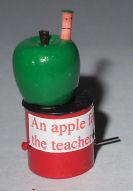 Apple w/ Worm September Toy by St.Leger Limited Edition